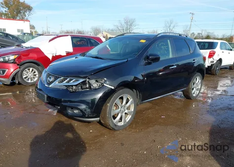 2014 Nissan Murano Le из США, поврежденный, VIN JN8AZ1MU8EW419946